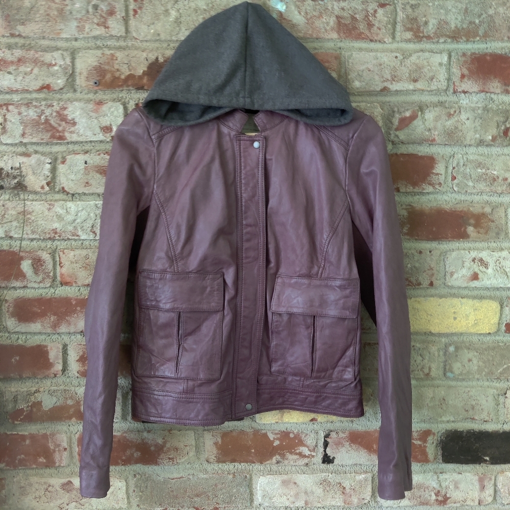 Women's Hinge Leather Jacket